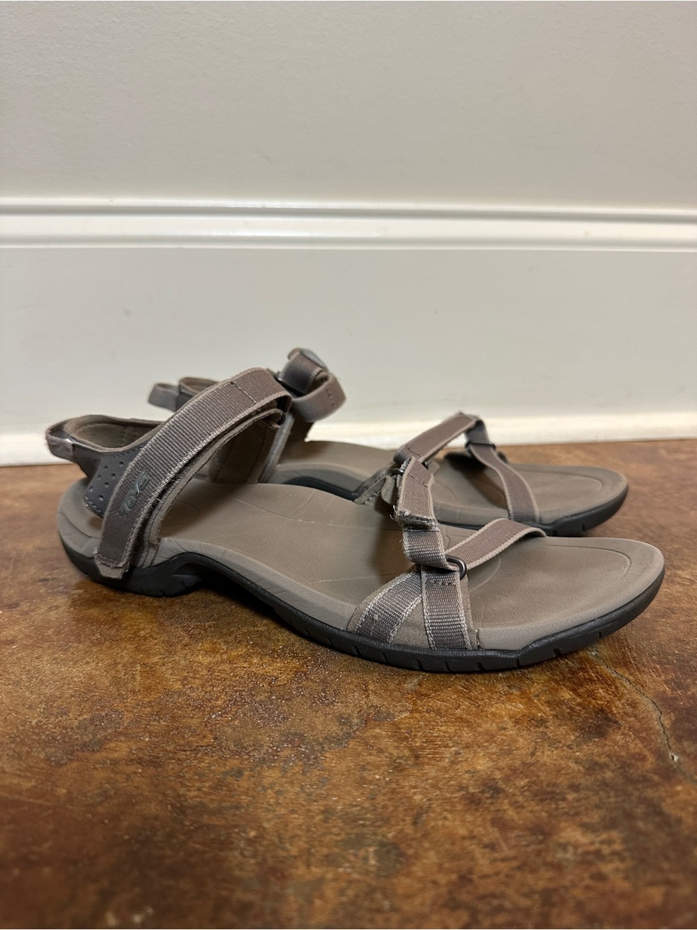 Teva Verra Women’s Taupe Sport Sandals - Adjustable Straps